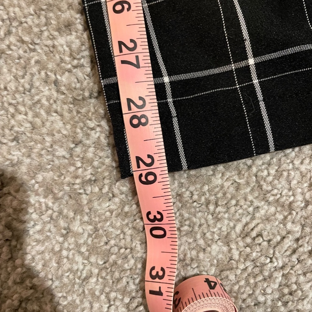Unique Vintage 1940s Sailor Black & White Windowpane Pants XS 2 *HEMMED* - Picture 9 of 9